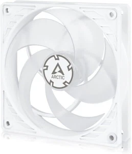 Arctic P12 PWM PST 12cm Pressure Optimised Computer Case Fan White Transparent - Picture 1 of 9