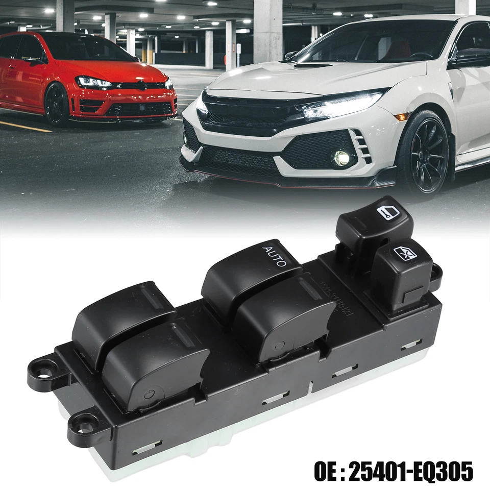 Driver Side Power Window Control Switch 25401-EQ305 for Nissan X-Trail 2002-2007 - Изображение 1 из 4