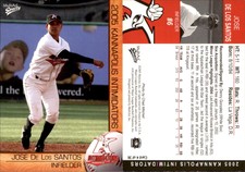 Jose de los Santos 2005 MultiAd Kannapolis Intimidators #4 RC Card