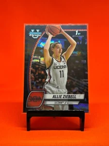 2025 Bowman Chrome U Allie Ziebell 1st Black Wave Refractor - Picture 1 of 2