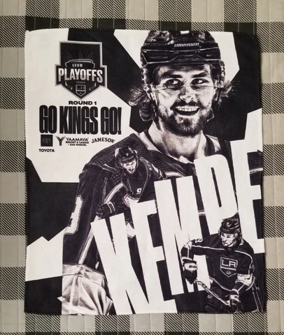 Los Angeles Kings vs Oilers Kempe Rally Towel 2023 Stanley Cup Playoffs Game 6 Cover