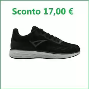 Legea scarpe uomo running corsa ginnastica sneakers sportive tennis nere da 45 - Foto 1 di 4