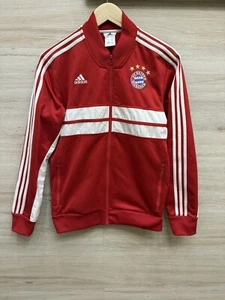 Adidas Bayern Munich 2013 Red Full Zip Track Jacket Mens Size Small - Picture 1 of 9