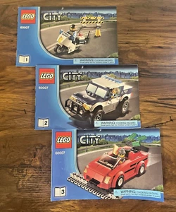 Lego City 60007 High Speed Chase Instruction Manuals Only - Picture 1 of 1