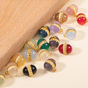 10pcs Resin Alloy Bead Metal Shank Button Sewing Craft Embellishment Clothing - Picture 1 of 33