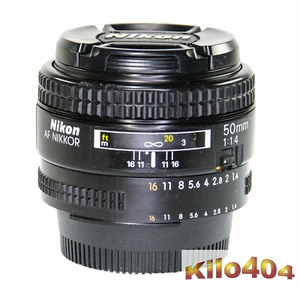 Nikon 50mm 1:1,4 AF ✯ AF Nikkor ✯ Auto Fokus ✯ Analog + Digital - Bild 1 von 8