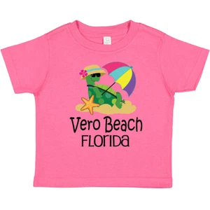 Inktastic Vero Beach FL Vacation Toddler T-Shirt Summer Spring Break Traveling - Picture 1 of 12