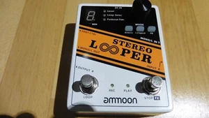 AMMOON - Stereo-LOOPER Loop Recorder Gitarren Effektpedal mit Netzteil - Bild 1 von 7