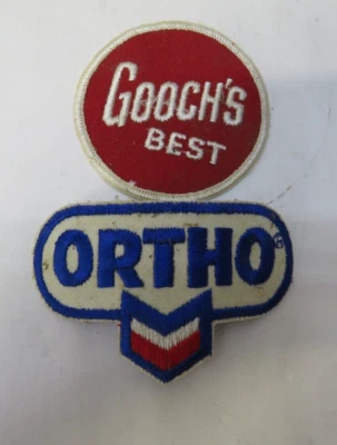 Parche uniforme camisa vintage redondo Gooch's Best Patch & Ortho parche rojo, blanco y azul Foto 1 de 4