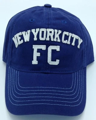 MLS New York City FC сутулиться изогнутые поля регулируемый крой крышка шляпа Beanie новый! - Изображение 1 из 3
