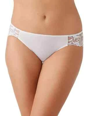Braguita de bikini Wacoal L98529 blanca dramática bordada interludio talla 6/M Foto 1 de 4