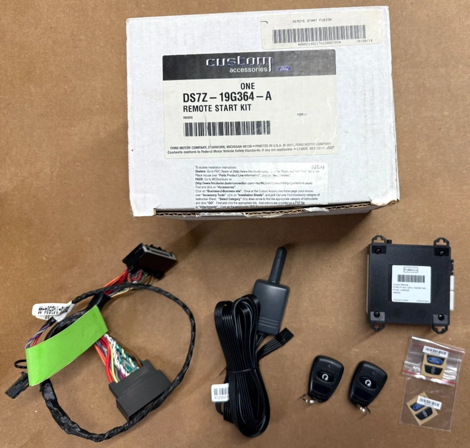 OEM Ford Fusion DS7Z-19G364-A Remote Start Kit 1-Way - Image 1 of 1