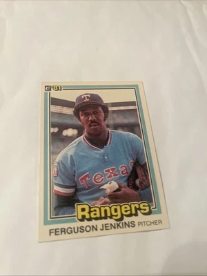 1981 Donruss Ferguson Jenkins Texas Rangers # 146 Free Shipping  - Image 1 of 2