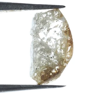 Slice  Natural Rough Loose 0.6 Ct Translucent 9.12X5.05X1.17MM Diamond Lot - Picture 1 of 2