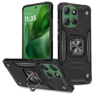 Military Grade Robust Series Dual Layer Hybrid Case with Ring Grip for Moto - Picture 1 of 4