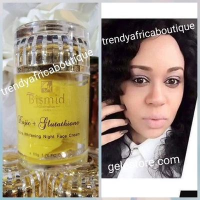 Bismid Kojic + Glutatión Xtra Blanqueadora CREMA FACIAL NOCTURNA 80G X 1 Tarro Foto 1 de 2