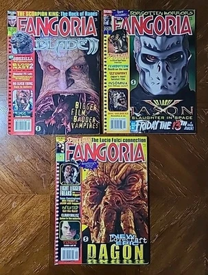 FANGORIA Magazine Lot of 3: #211, 212, 213. 2002. RARE OOP VINTAGE HORROR *VG - Image 1 of 4