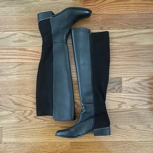 Alfani Ludlowe Over-The-Knee Boots Womens 9.5 Medium Black Casual Minimalist - Picture 1 of 7