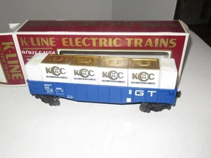VINTAGE K-LINE TRAINS - K-90005 - 1994 KCC GT GONDOLA W/LOAD- 0/027- BOXED- B12 - Picture 1 of 1