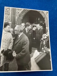 St Etheldreda's, Hatfield Prinz Charles Anne 18/24 cm Vintage Foto - Bild 1 von 6