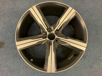 Volvo XC90 16-22 20"x9" 5 radios negro mate corte diamante 31406714 Foto 1 de 4