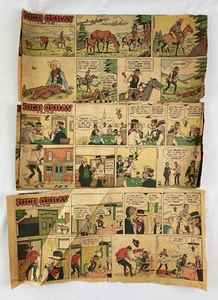 Rick O'Shay Sunday Comic Strips, Stan Lynde, 1966, Color, Lot of 34, Clipped - Picture 1 of 3