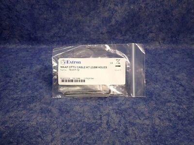 NEW Extron 70-317-12 MAAP CPTV Captive Cable Kit w/ Two Small Cable Holes (BN286 - Image 1 of 3