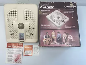 Vintage 80's Clairol Foot Fixer Air Massage Vibration Cool Warm Orig. Box & Inst - Picture 1 of 7
