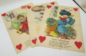 Un trío de extraños San Valentines vintage - Imagen 1 de 4