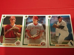 1991 Upper Deck Baseball 3 card lot - Picture 1 of 2