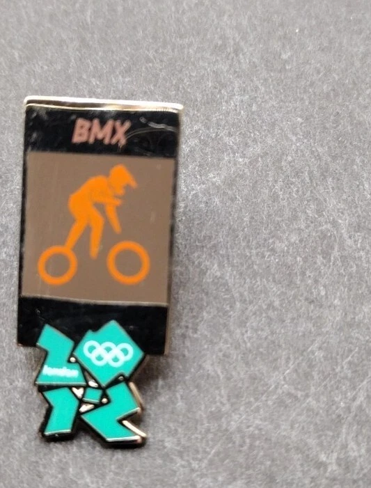 London 2012 Olympics BMX Pictogram Official Commemorative Pin - Image 1 of 4