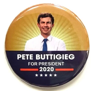 Pete Buttigieg 2020 botón de campaña presidencial - Imagen 1 de 1