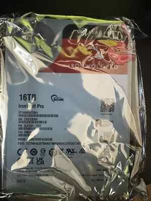 New Seagate IronWolf Pro ST16000NT001 3.5" SATA 7200 rpm internal Hard drive - Image 1 of 4