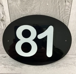 House Number 81 Sign / Wall Plaque - Picture 1 of 3