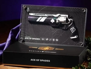 Destiny Exotic Armory Collection As of Spades Cañón de Mano Réplica Raro Nuevo - Imagen 1 de 12