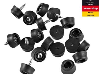 Möbeluntersetzer für Holzbrett Schneidebrett Gummifüsschen Gummifuß SCHWARZE - Bild 1 von 2