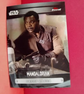 2022 Topps Star Wars Finest The Mandalorian Greef Karga Parallel Karte MD 8 - Bild 1 von 1