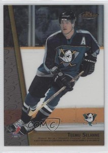 1998-99 Topps Finest Double-Sided Mystery Teemu Selanne Sergei Samsonov #M16 HOF