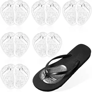 6 Pairs Gel Pads for Thong Sandals Toe Protectors Metatarsal Forefoot Cushion In - Picture 1 of 12