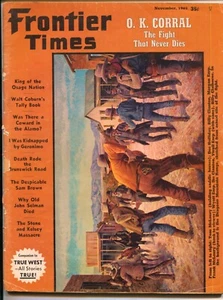 Frontier Times Magazine November 1965 O.K. Corral Vintage American West Stories - Imagen 1 de 4