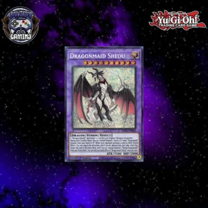 1st Edition Prismatic Secret Rare Dragonmaid Sheou MP21-EN065 - Bild 1 von 2