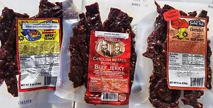🔥XXX Combo🔥 (Carolina Reaper, Ghost Pepper, Habanero 2x) beef jerky, Jerky Hut - Picture 1 of 5
