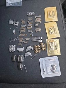 Job Lot Genuine Omega Bracelet Links / Parts SEE PICTURES - Picture 1 of 3