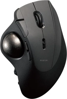 ELECOM Trackball Mouse IST PRO Multi-Connection 10 Buttons M-IPT10MRSBK - Image 1 of 4