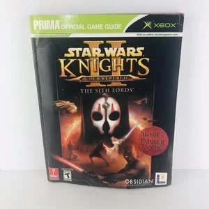 PRIMA OFFICIAL XBOX GUIDE STAR WARS KNIGHTS OLD REPUBLIC II WITH POSTER - Picture 1 of 11
