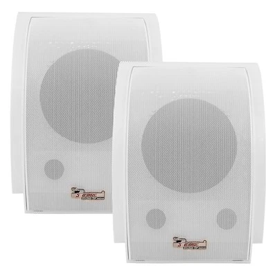 5 CORE 5Core Outdoor Speakers Stereo In Wall 100W Peak Passive Home Audio System 2Pcs