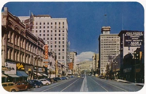 Main Street, Salt Lake City, Utah 1940s - Picture 1 of 2