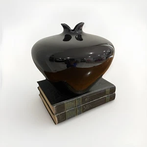 Jarrón de tulipán bulboso moderno poste de cerámica MCM Haeger de 10" de alto 4446 - Imagen 1 de 5