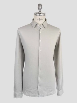 CAMISA GRAN SASSO ALGODÓN GRIS NUEVA US 44 - EU 54 G4S13 Foto 1 de 4