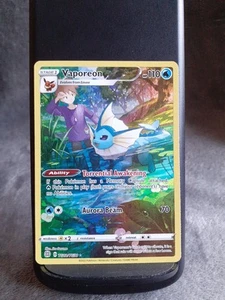 Vaporeon TG02/TG30 - Ultra Rare - SWSH Brilliant Stars Pokemon Card NM - Picture 1 of 3